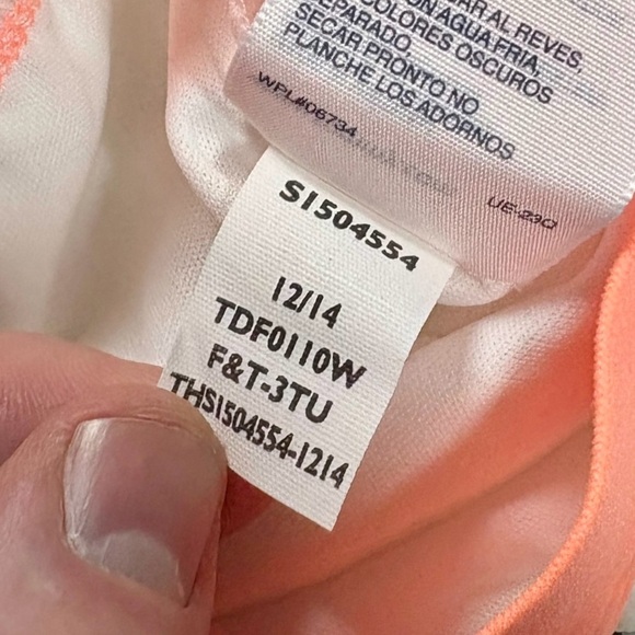 Tommy Hilfiger Girls Pleated Color Block Tennis Style Skirt, Size M (8/10) - Picture 7 of 9